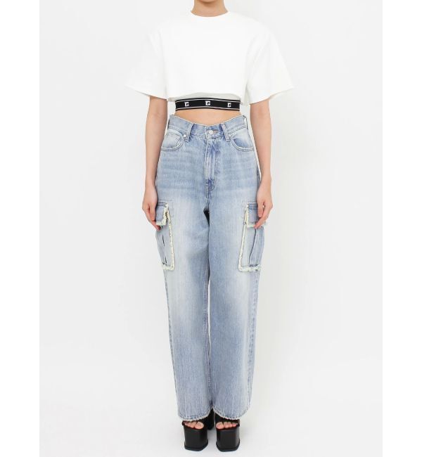 EMODA「アウトポケットワイドジーンズ」|デニム|