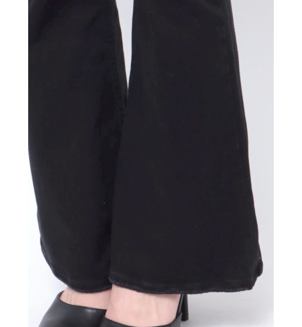 EMODA「デニムフレアジップサロペット」|オールインワン|