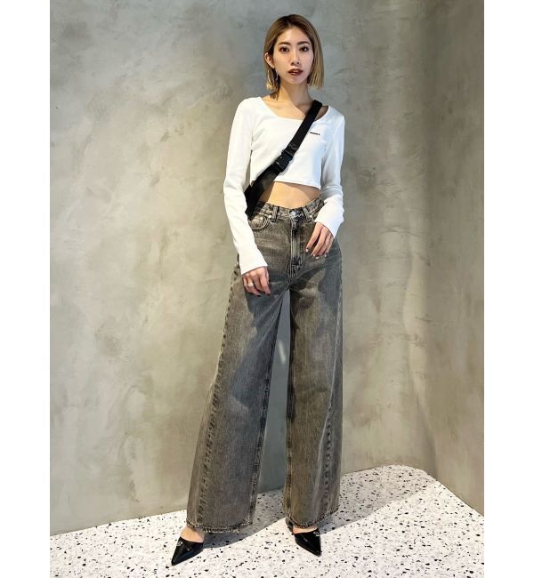 EMODA「プレートクロップトップ」|Tシャツ・カットソー|