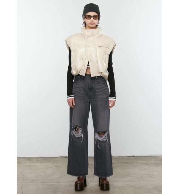 EMODA「リップドワイドジーンンズ」|デニム|