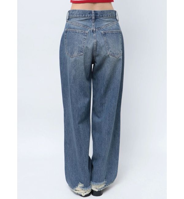 EMODA「リップドワイドジーンンズ」|デニム|