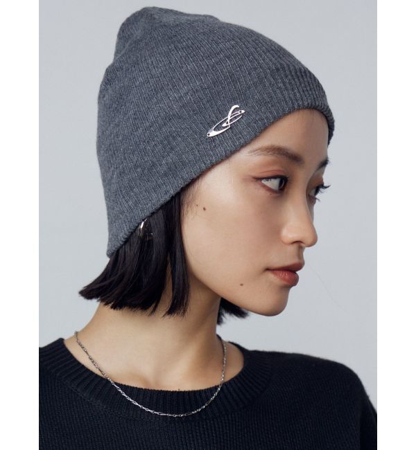 EMODA「スペイシーEプレートビーニー」|ニット帽|