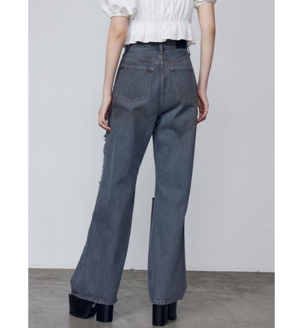 EMODA「リップスマークルーズジーンズ」|デニム|