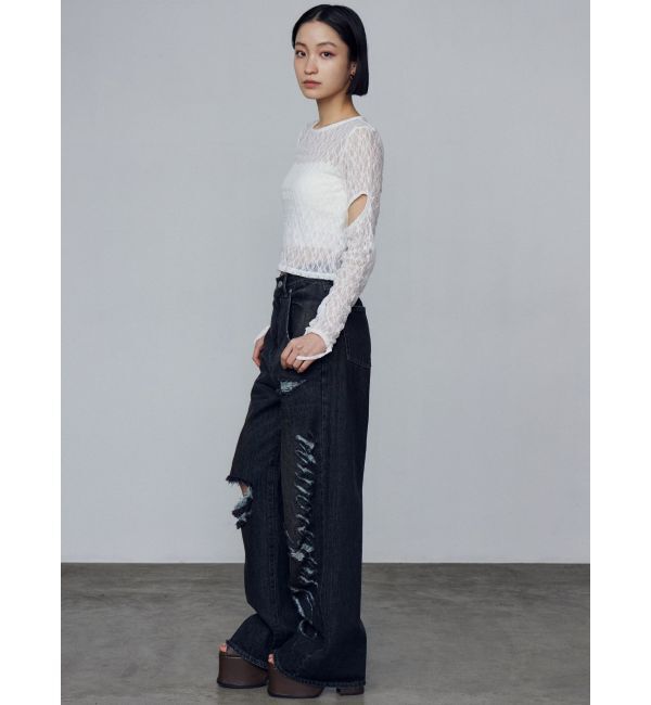 EMODA「レースハングカットトップ」|Tシャツ・カットソー|