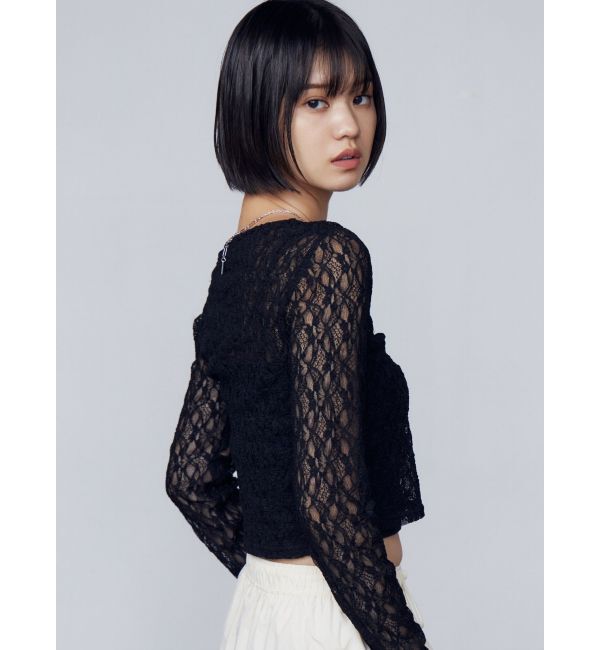 EMODA「レースハングカットトップ」|Tシャツ・カットソー|