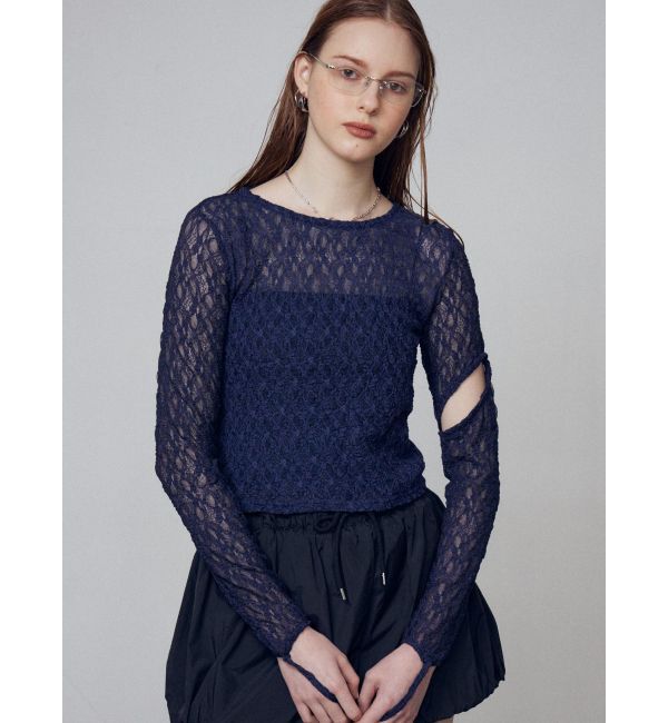 EMODA「レースハングカットトップ」|Tシャツ・カットソー|