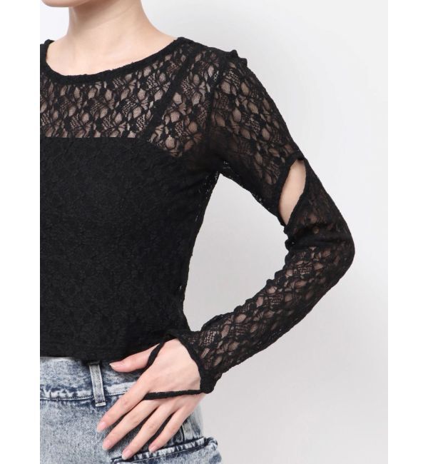 EMODA「レースハングカットトップ」|Tシャツ・カットソー|