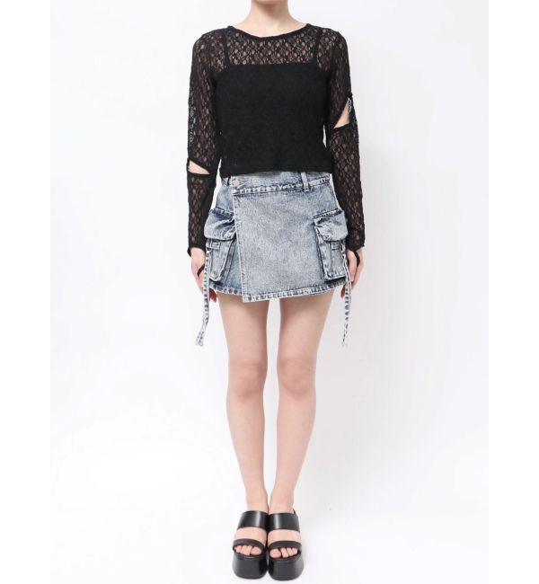 EMODA「レースハングカットトップ」|Tシャツ・カットソー|