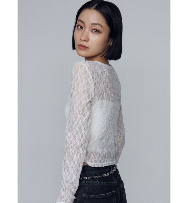 EMODA「レースハングカットトップ」|Tシャツ・カットソー|