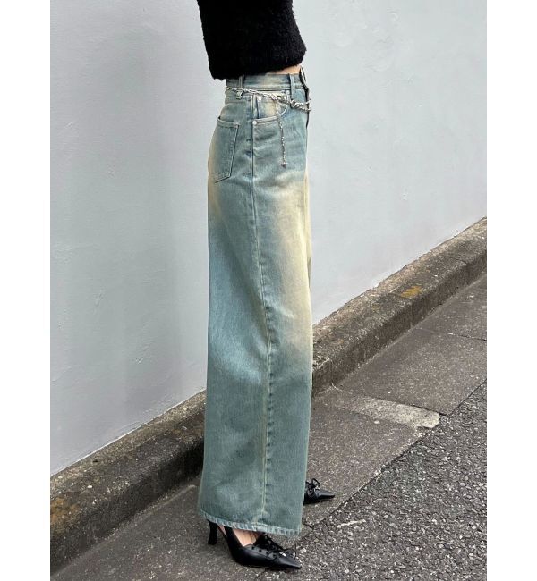 EMODA「ヴィンテージシェードルーズジーンズ」|デニム|