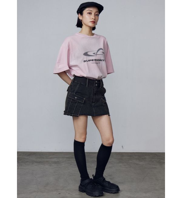 EMODA「アートグラフィックオーバーTシャツ」|Tシャツ・カットソー|