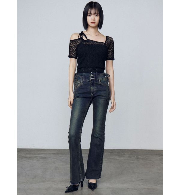 EMODA「レーススキンフィットトップ」|Tシャツ・カットソー|