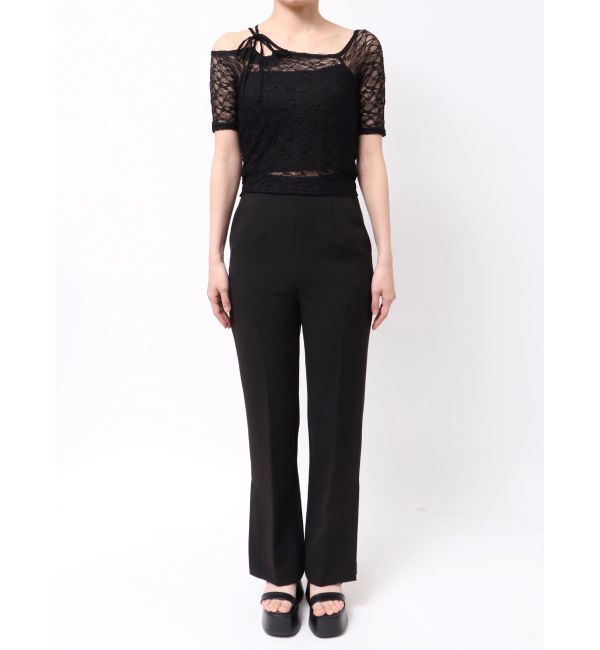 EMODA「レーススキンフィットトップ」|Tシャツ・カットソー|