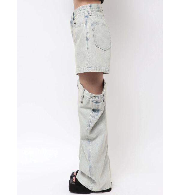 EMODA「サイドオープンルーズジーンズ」|デニム|