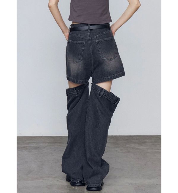 EMODA「サイドオープンルーズジーンズ」|デニム|