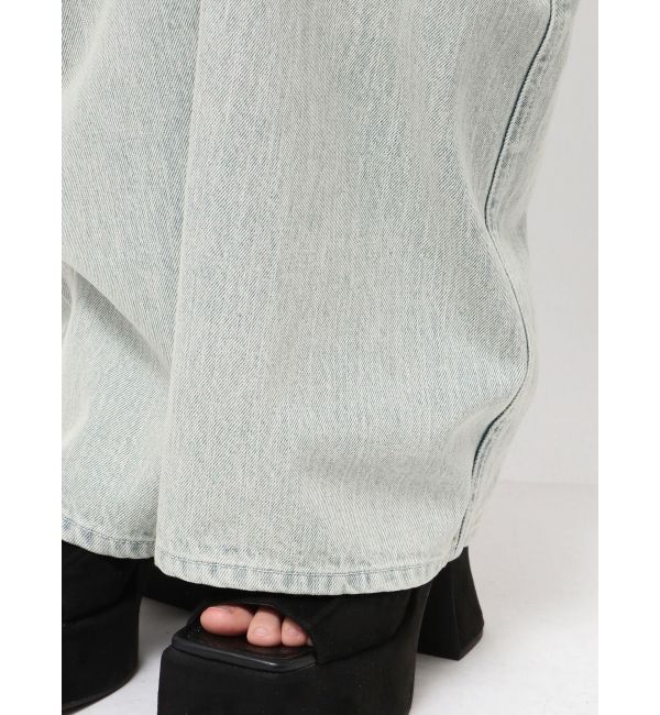 EMODA「サイドオープンルーズジーンズ」|デニム|