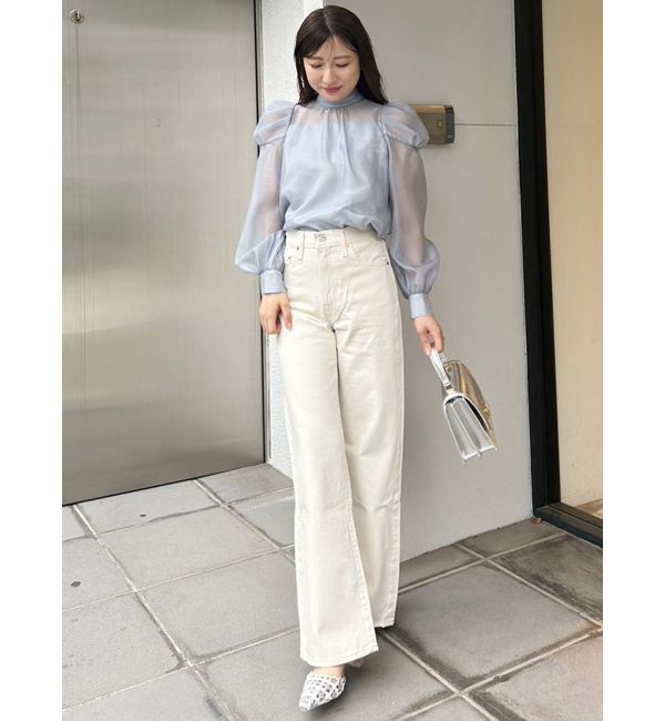 MERCURYDUO「Levis RIBCAGE WIDE LEG」|デニム|