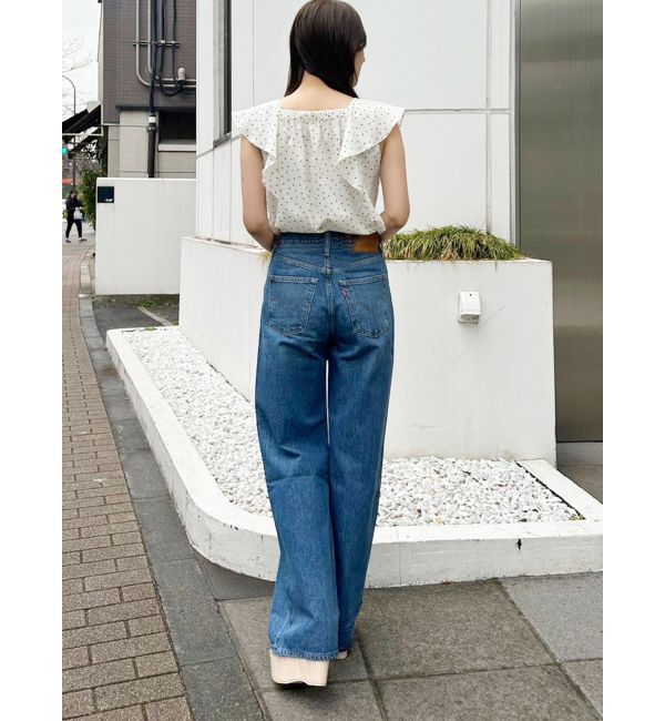 MERCURYDUO「Levis RIBCAGE WIDE LEG」|デニム|