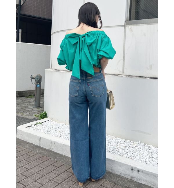 MERCURYDUO「Levis RIBCAGE WIDE LEG」|デニム|