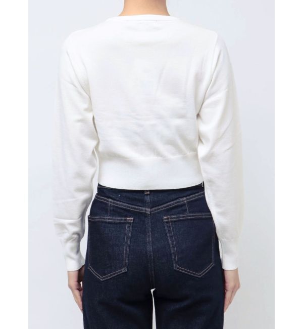 MERCURYDUO「ビジューボタンニットカーディガン」|カーディガン|