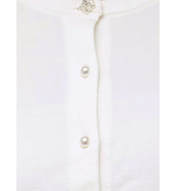 MERCURYDUO「ビジューボタンニットカーディガン」|カーディガン|