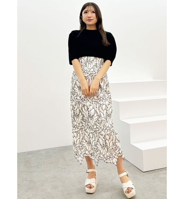 MERCURYDUO「総針パフスリーブニット」|ニット・セーター|