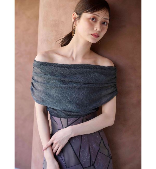 MERCURYDUO「ジオメトリックオパールフレアスカート」|スカート|