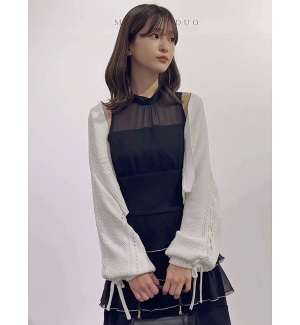 MERCURYDUO「シフォンティアードワンピース」|ワンピース|