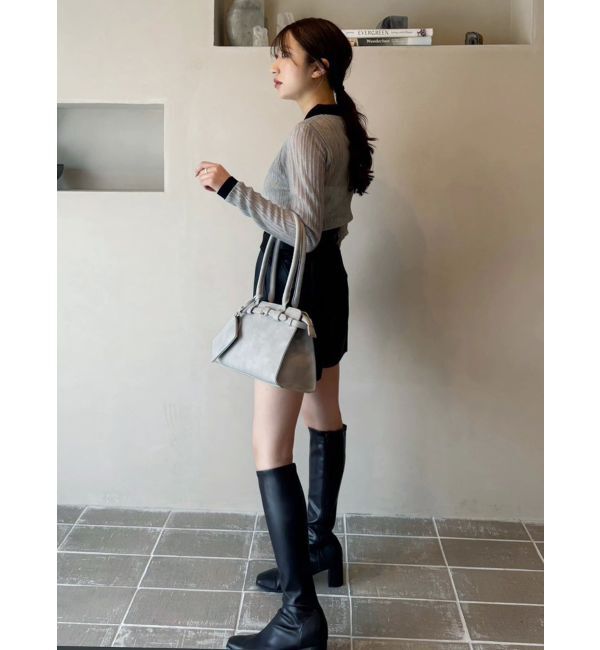 MERCURYDUO「フェイクレザーハイウエストワークショートパンツ」|その他|