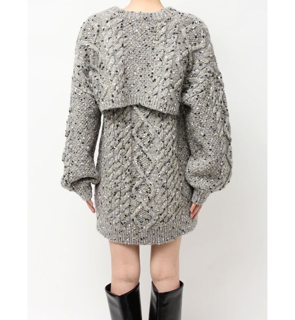 MERCURYDUO「【OUNNOUN】3WAYケーブルチュニック」|チュニック|