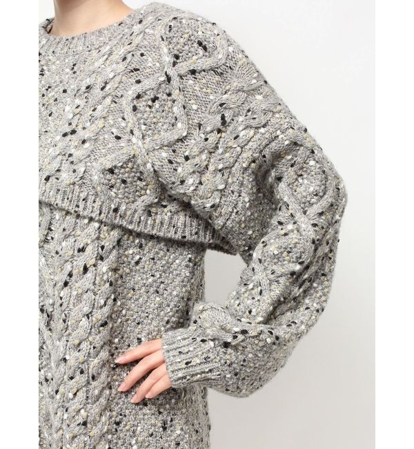 MERCURYDUO「【OUNNOUN】3WAYケーブルチュニック」|チュニック|