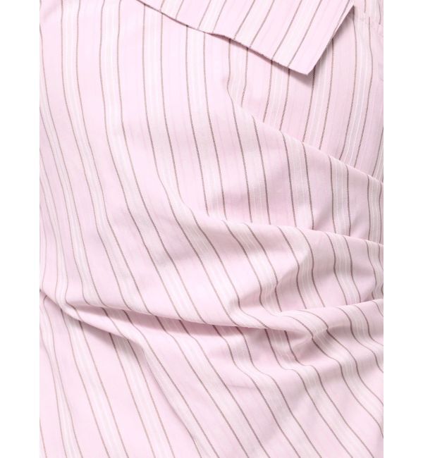 MERCURYDUO「アシメツイストシャツ」|シャツ・ブラウス|