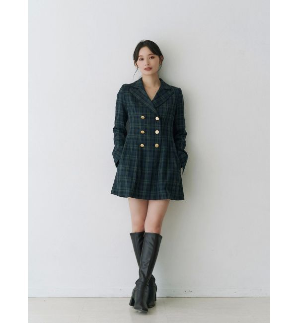 MERCURYDUO「2WAYフィット&フレアジャケットワンピース」|ワンピース|