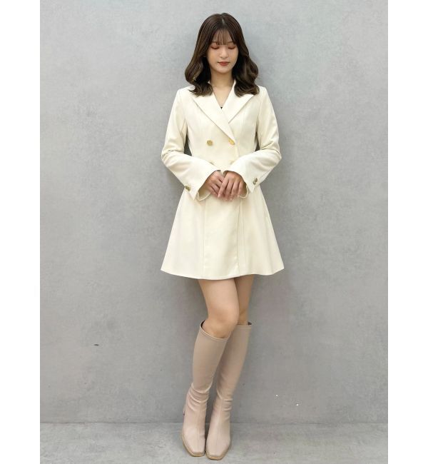 MERCURYDUO「2WAYフィット&フレアジャケットワンピース」|ワンピース|