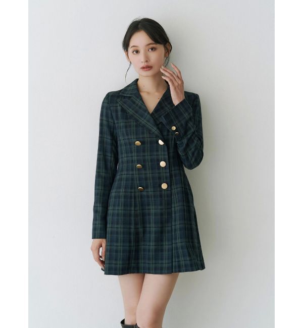 MERCURYDUO「2WAYフィット&フレアジャケットワンピース」|ワンピース|