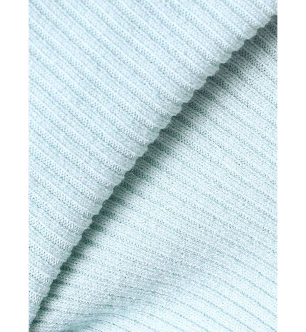 MERCURYDUO「編み変化ラッフルコンパクト」|ニット・セーター|