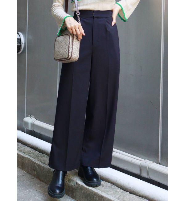 MURUA「ハイウエストワイドパンツ」|その他|ブラック