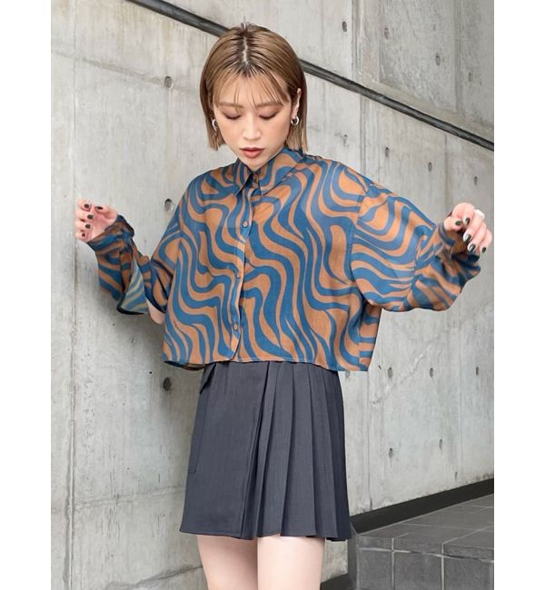 MURUA「アシメプリーツミニスカート」|スカート|