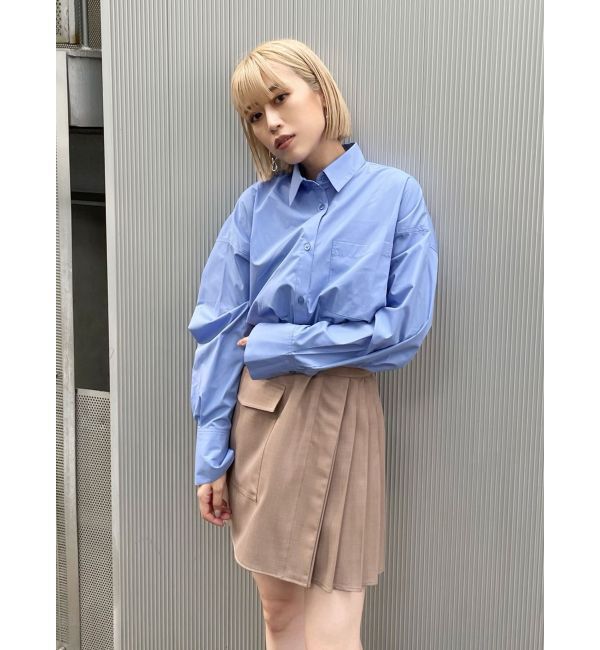 MURUA「アシメプリーツミニスカート」|スカート|