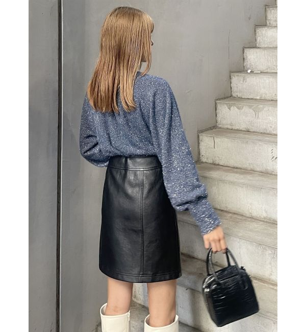 MURUA「2WAYシャイニーフェザーニット」|ニット・セーター|