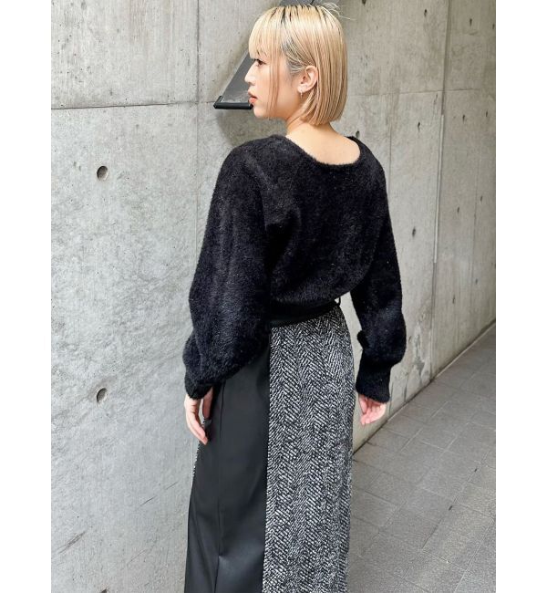 MURUA「2WAYシャイニーフェザーニット」|ニット・セーター|