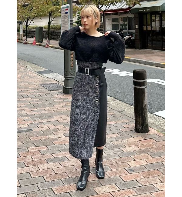 MURUA「2WAYシャイニーフェザーニット」|ニット・セーター|