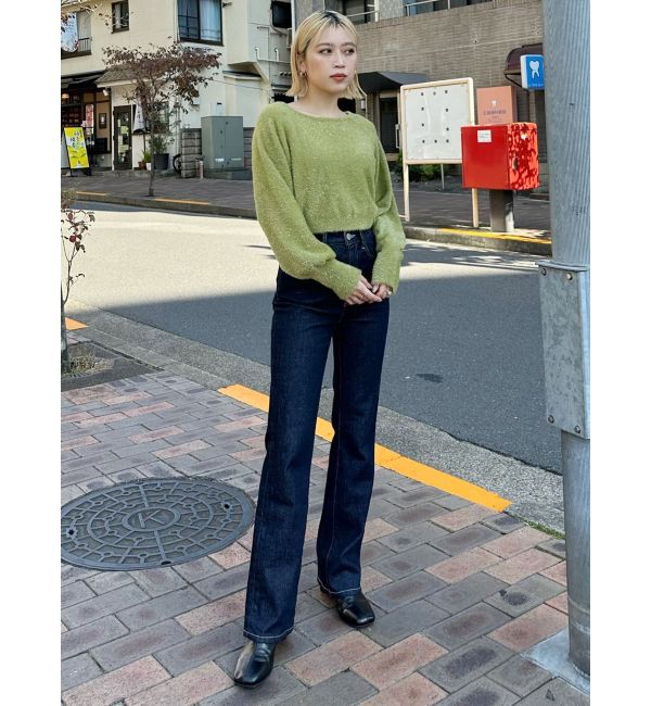 MURUA「2WAYシャイニーフェザーニット」|ニット・セーター|