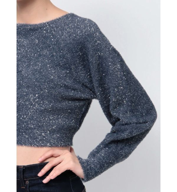 MURUA「2WAYシャイニーフェザーニット」|ニット・セーター|