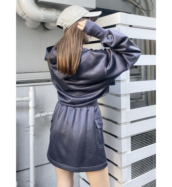 MURUA「シャイニーカットミニスカート」|スカート|