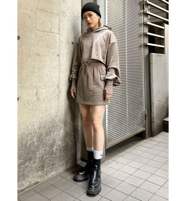 MURUA「シャイニーカットミニスカート」|スカート|