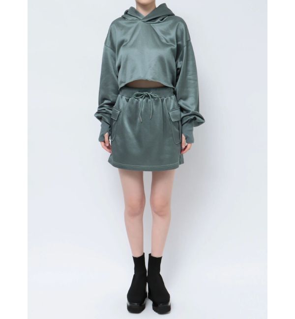 MURUA「シャイニーカットミニスカート」|スカート|