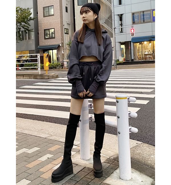 MURUA「シャイニーカットミニスカート」|スカート|