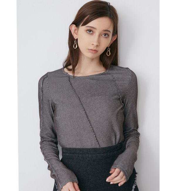 MURUA「ランダムスイッチカットトップス」|Tシャツ・カットソー|