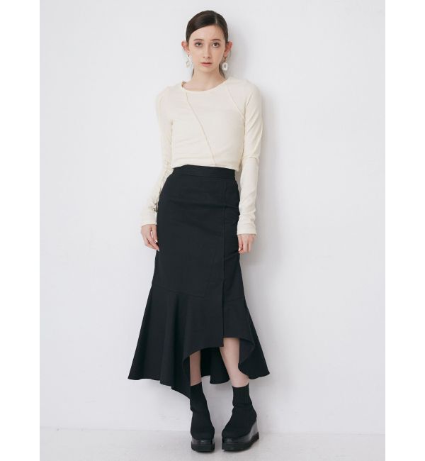 MURUA「ランダムスイッチカットトップス」|Tシャツ・カットソー|